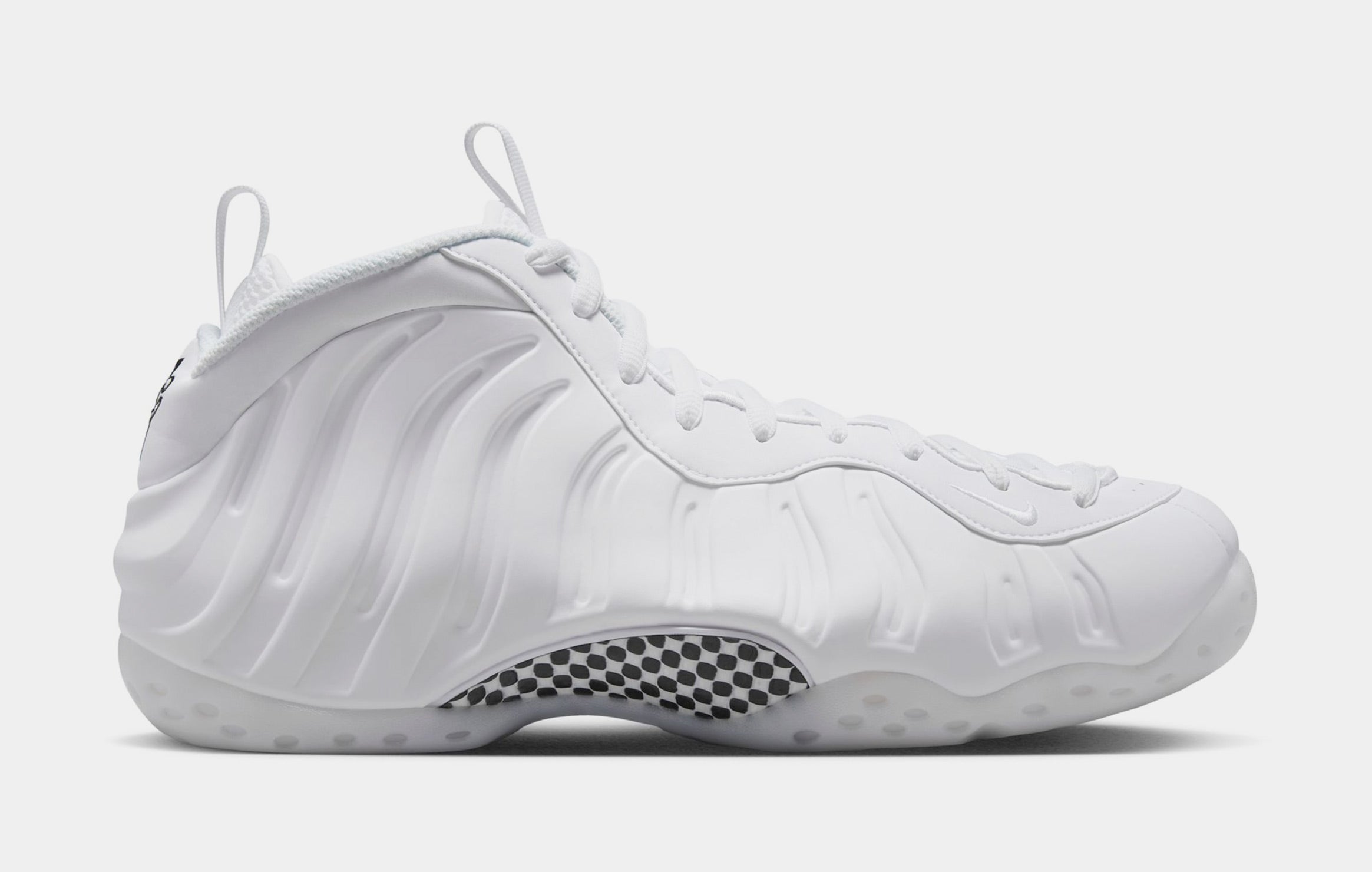 Image of Air Foamposite One Mens Lifestyle Shoes (White/White/White)