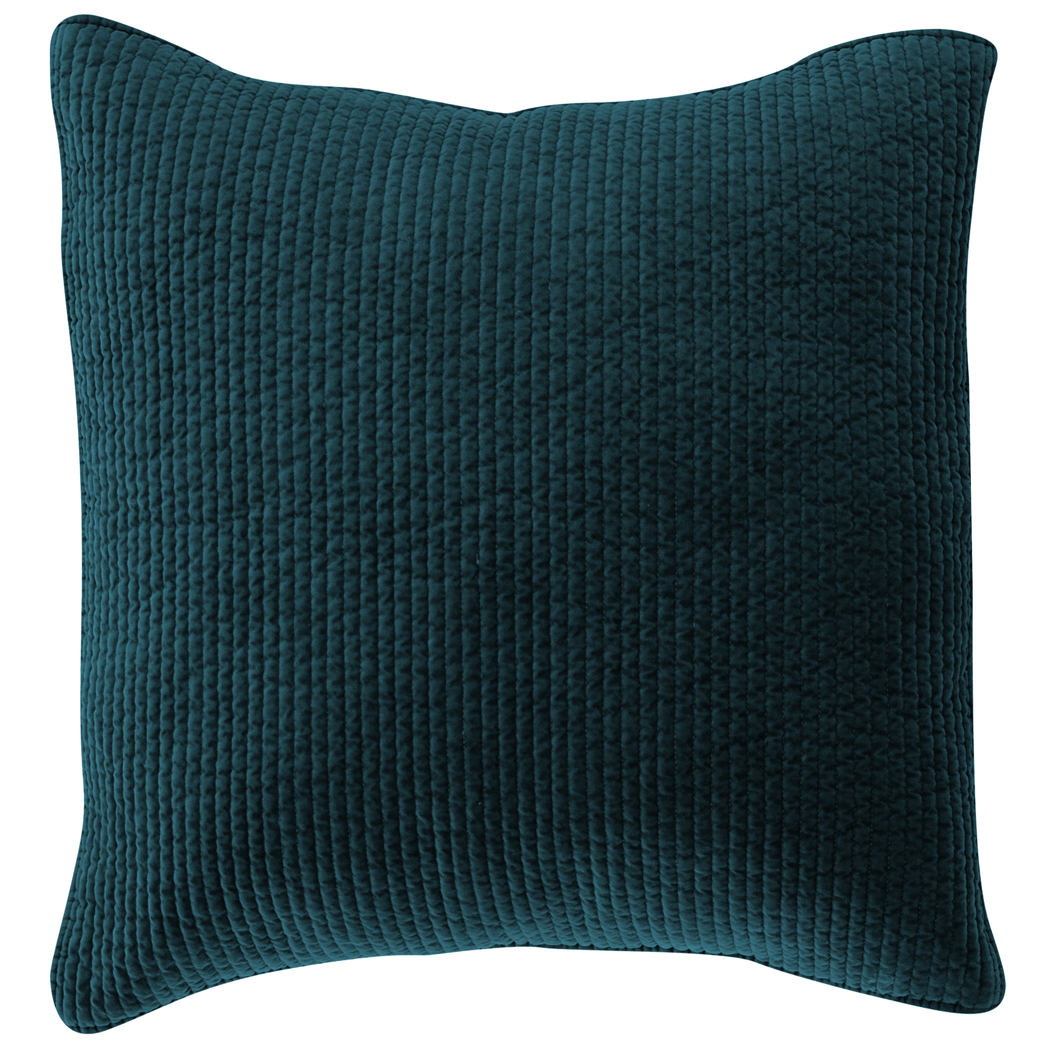 Image of Stonewashed Cotton Quilted Velvet Euro Sham