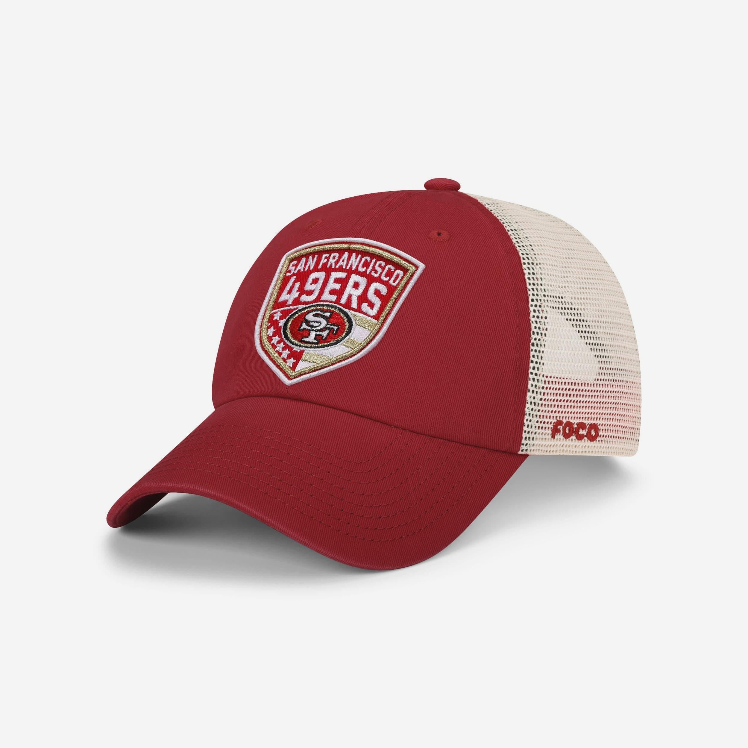 Image of San Francisco 49ers Americana Patch Casual Trucker Cap
