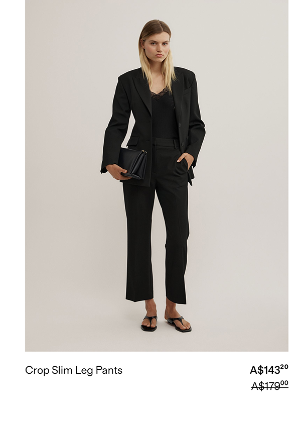 Crop Slim Leg Pants A$143.20