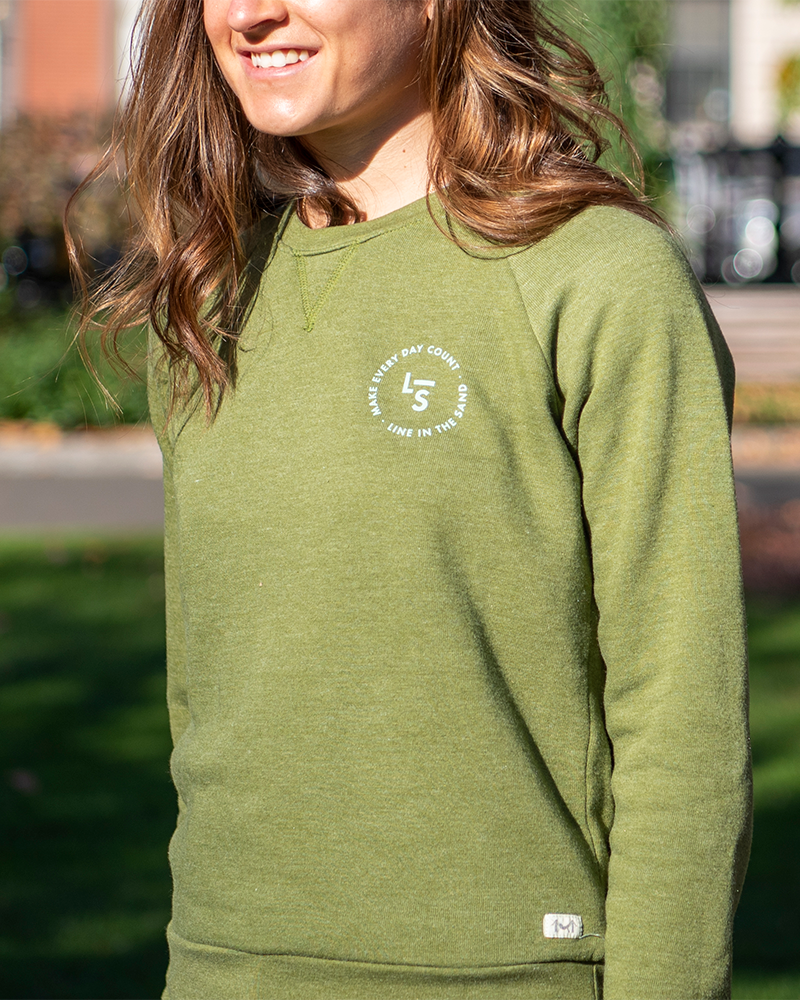 Sherpa Crew Pullover - Sea Meadow