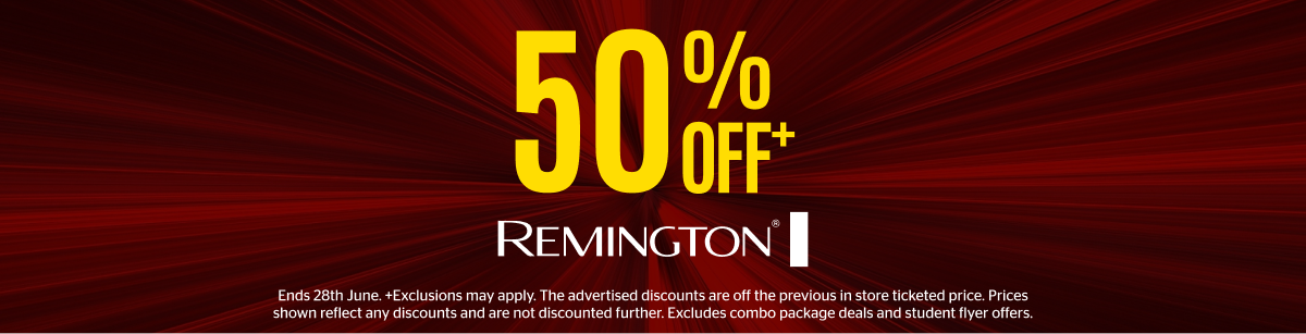 50% OFF+ Remington