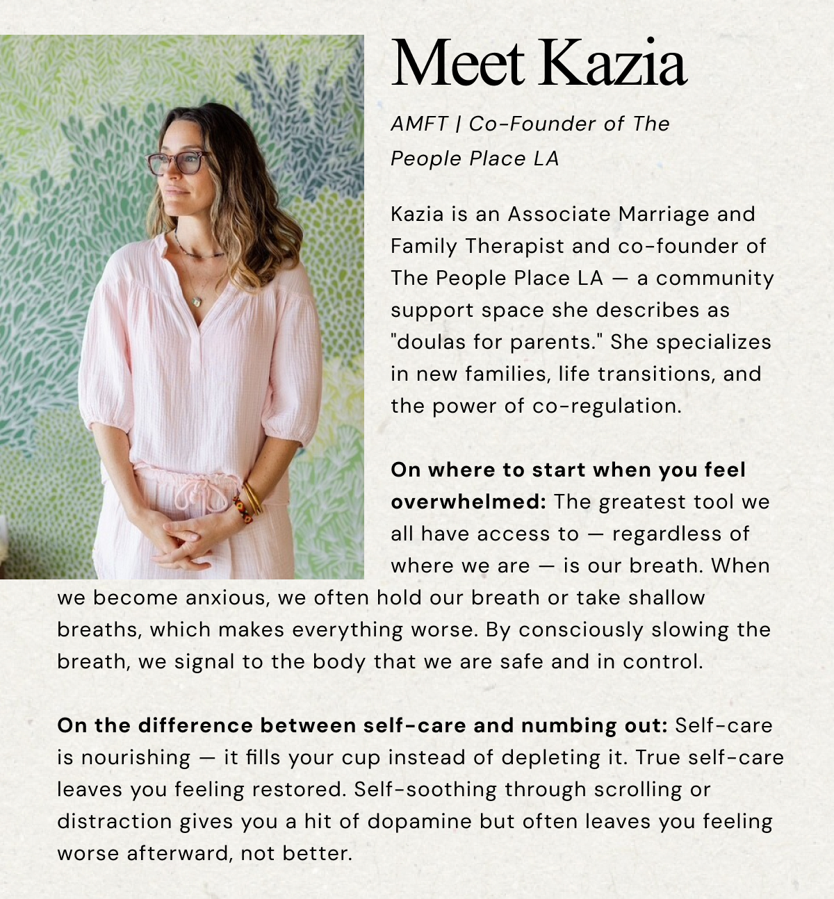 Kazia Cumbler | AMFT 