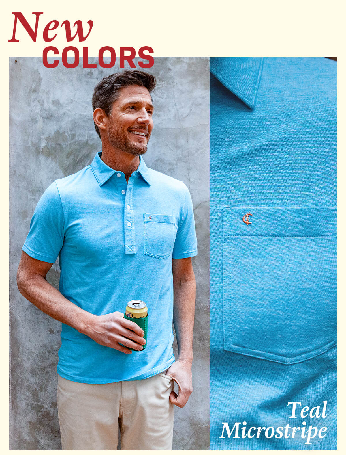 BODY-BLOCK2A | TEAL MICROSTRIPE