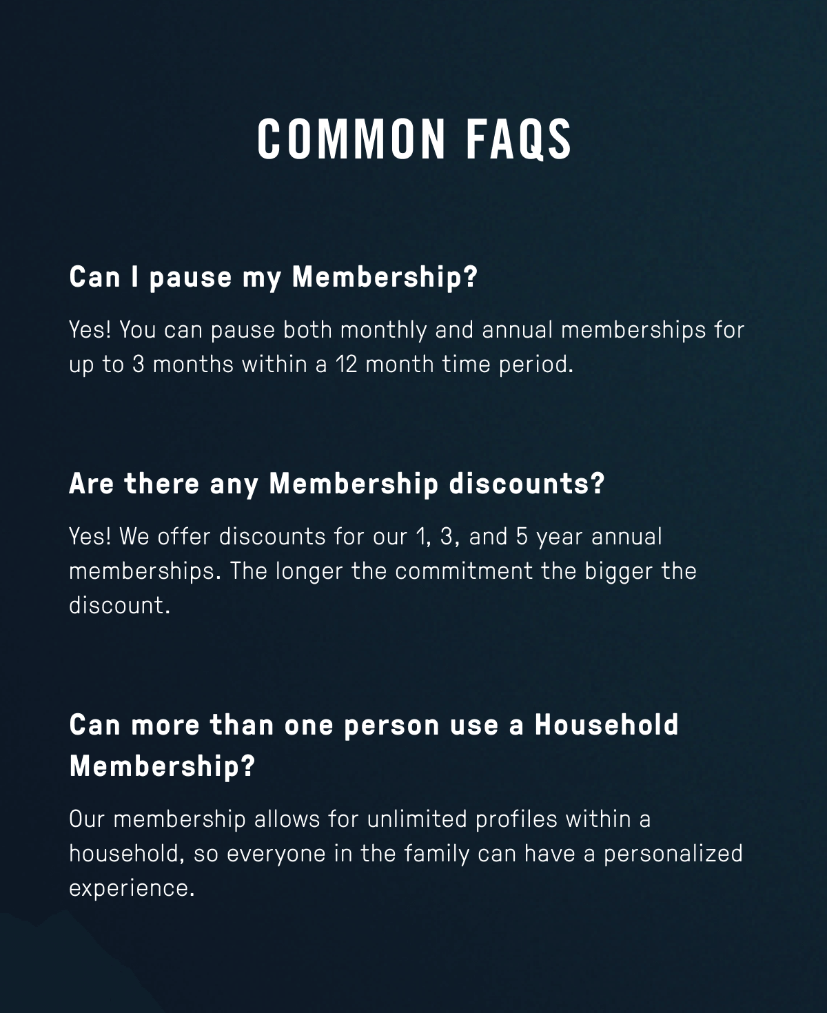 Learn more about the membership