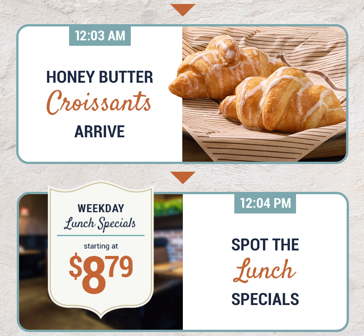 Honey Butter Croissants arrive