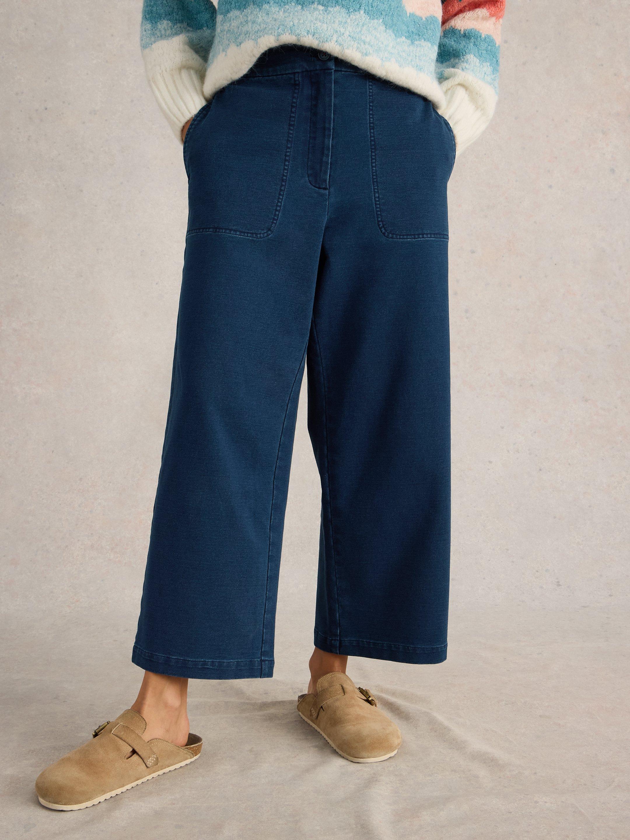 Shop Belle Jersey Wide Leg Crop