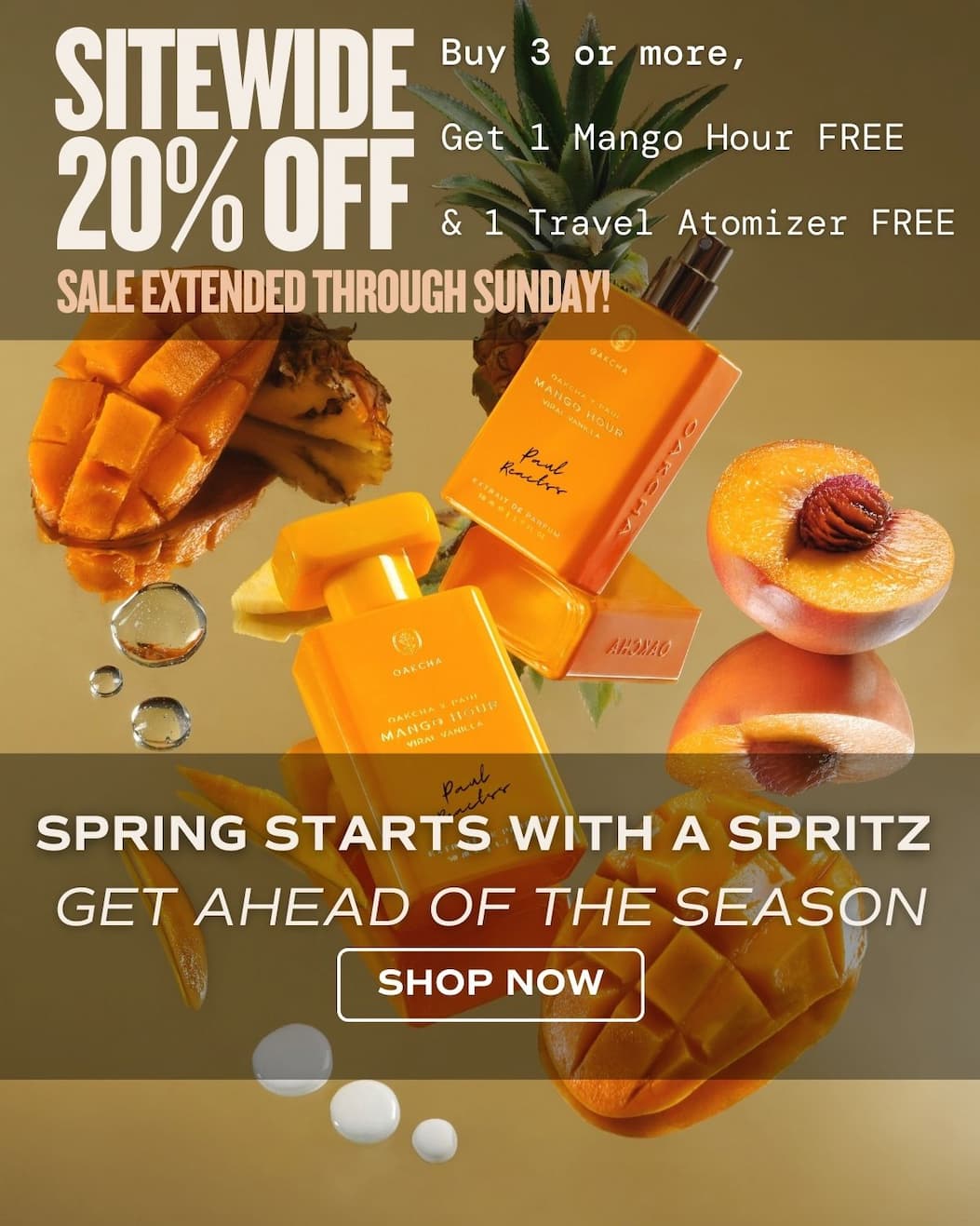 Oakcha. Buy 3 at 20% off, get FREE Strawberry Sensation! SHOP NOW.