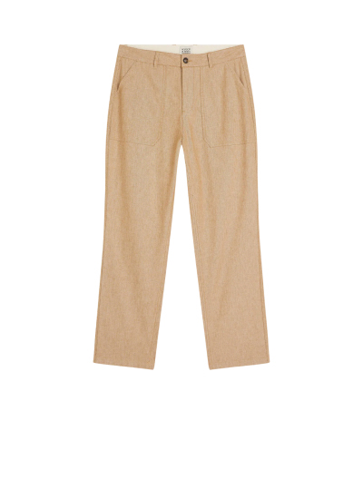 Harper Linen Blend Twill Tapered-Fit Chino