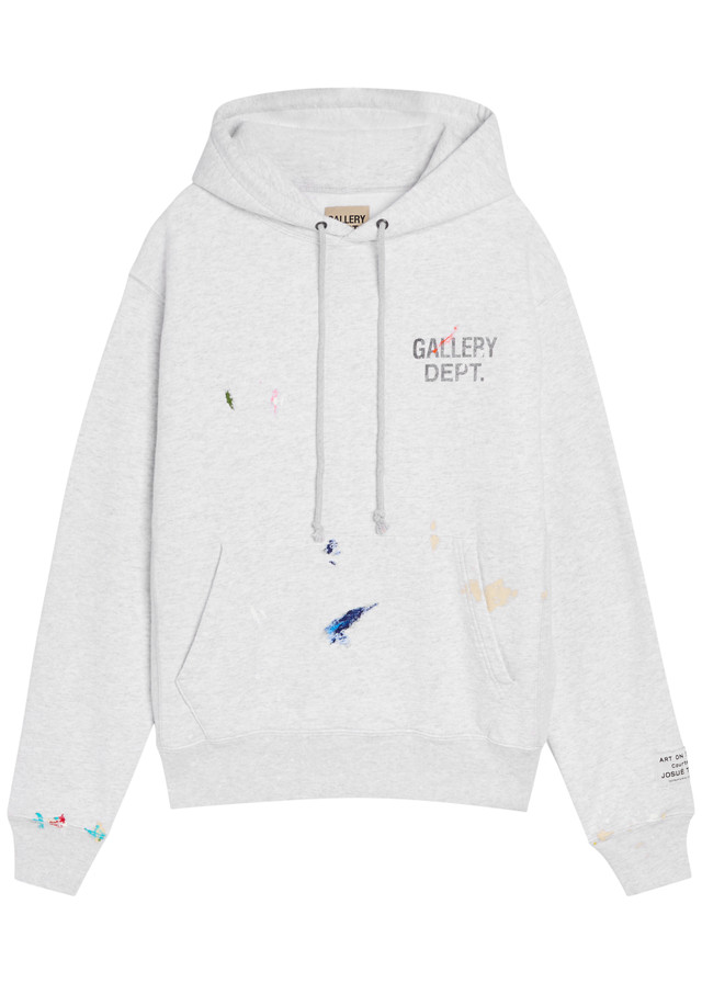 GALLERY DEPT. Paint splatter-effect cotton-blend sweatshirt