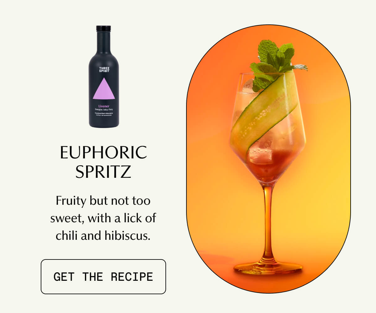Euphoric Spritz | Fruity but not too sweet, with a lick of chili and hibiscus. | [ GET THE RECIPE ]