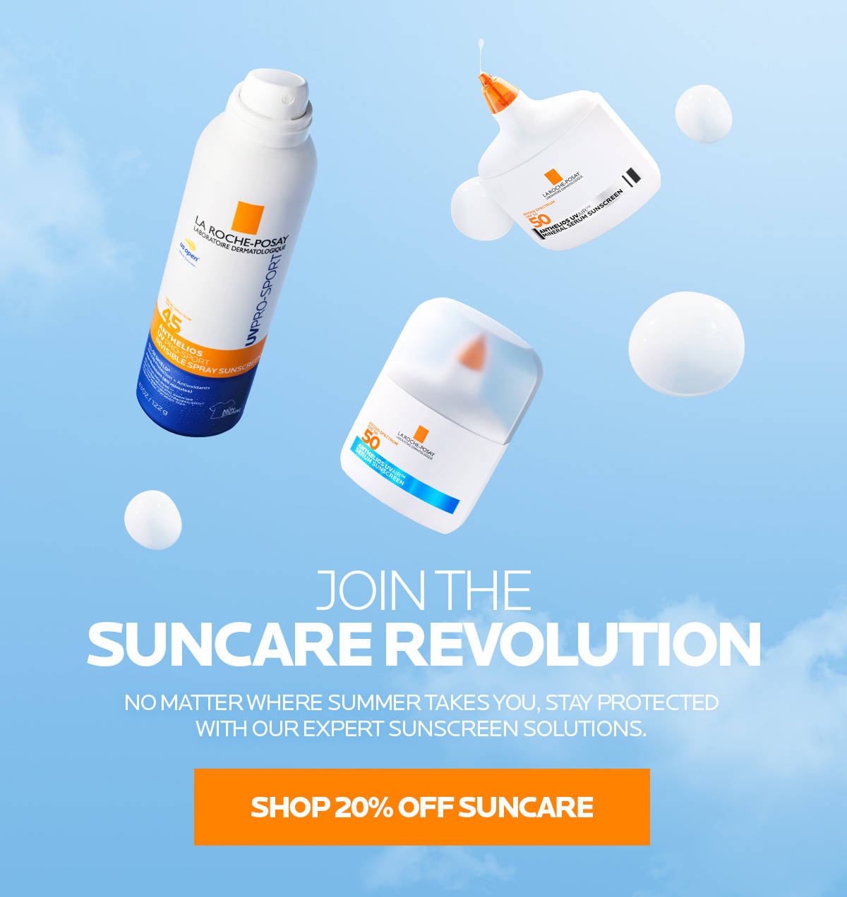 Discover expert sunscreen solutions, now 20% off