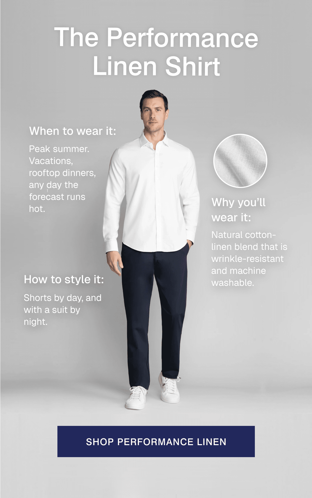 The Performance Linen Shirt