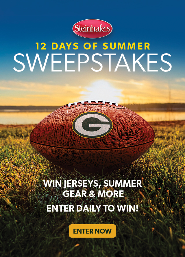 Come back each day for a new chance to win Packers merch, gift cards & more! 🎉