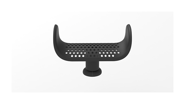 An adaptive thumbstick topper for XBOX Wireless Controllers in the shape of a goal post.