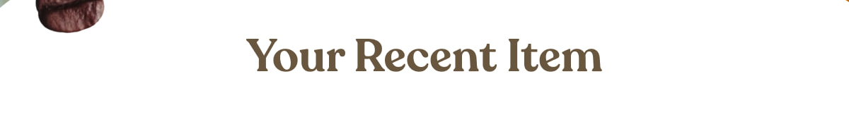Your Recent Item