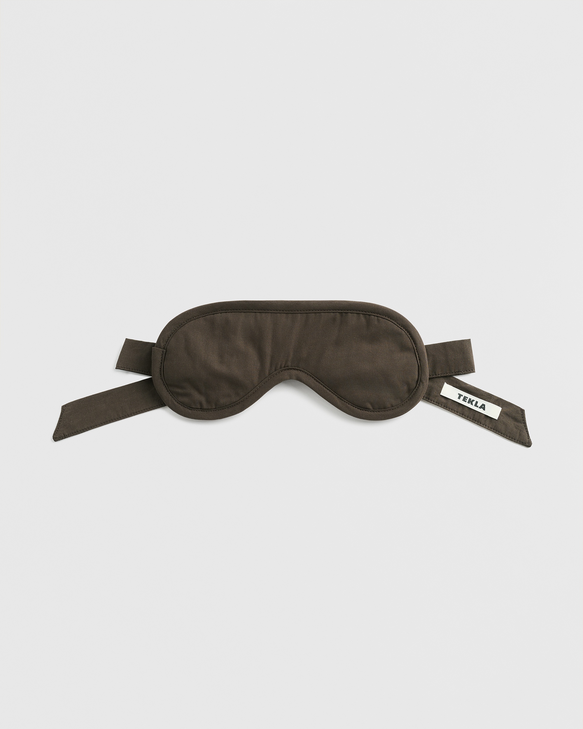 Coffee Poplin sleep mask