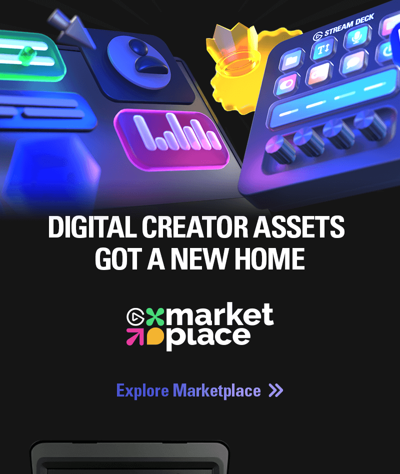 DIGITAL CREATOR ASSETS  GOT A NEW HOME. Explore Marketplace.