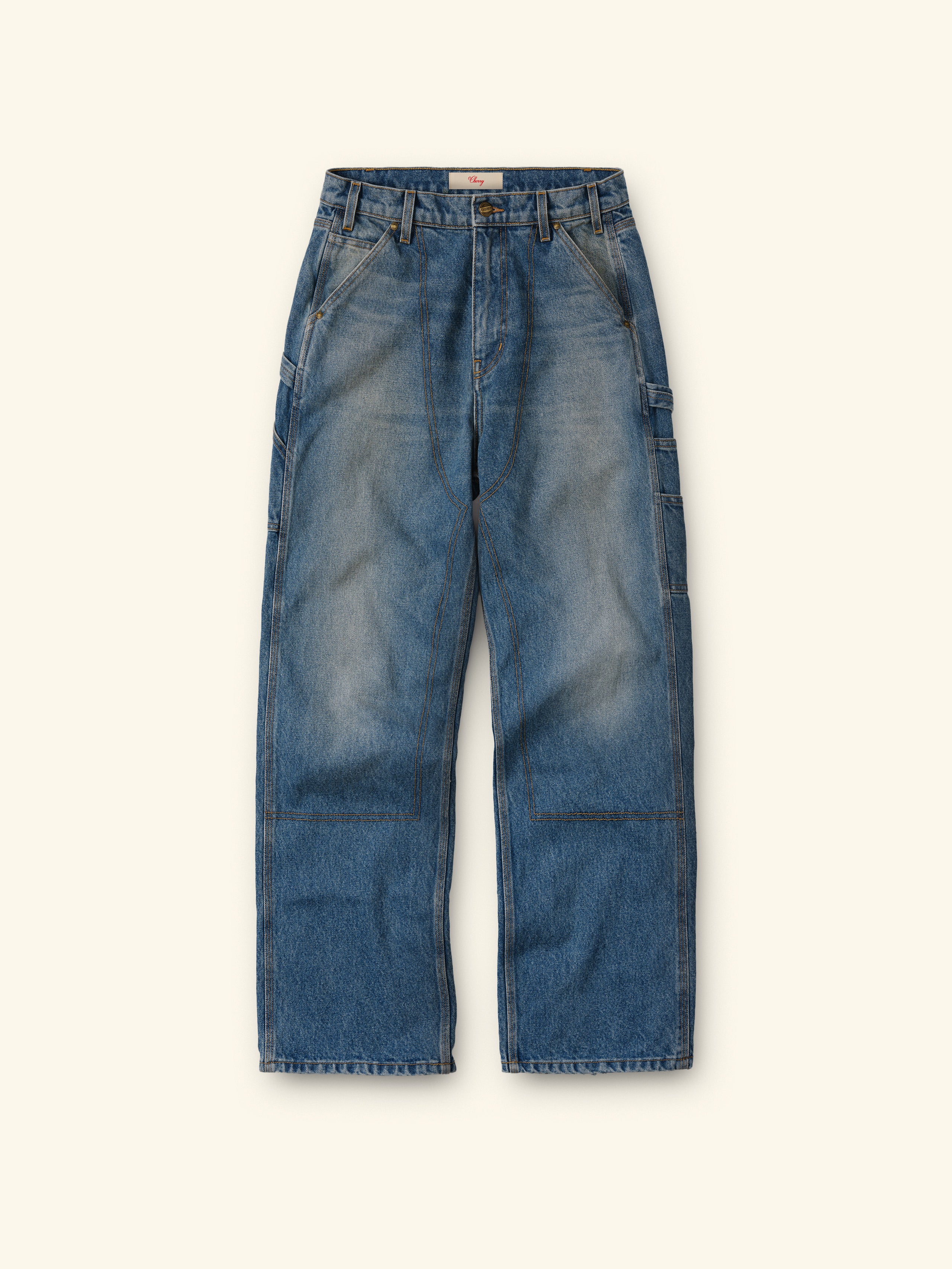 Image of Denim Carpenter Pant (Medium Wash)
