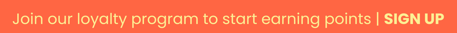 sign up to earn rewards points