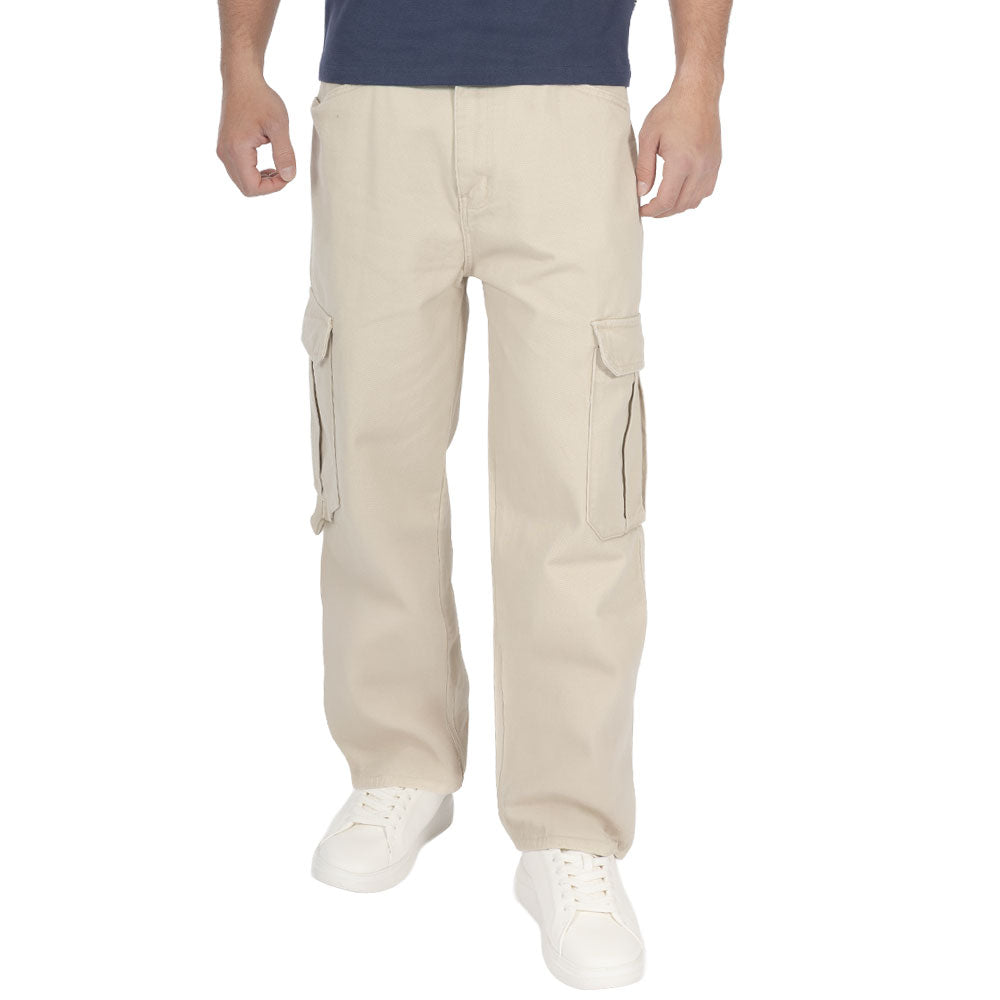 Jeans Cargo Baggy Fit-BEIGE / 29