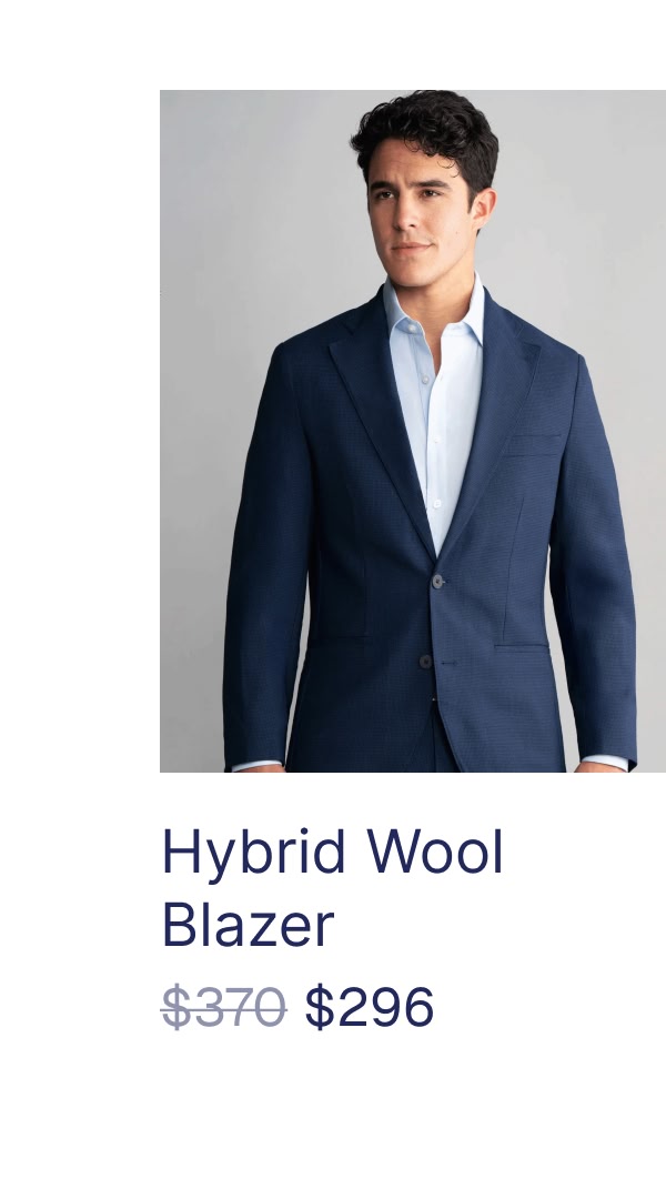Hybrid Wool Blazer