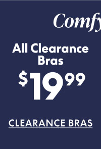 Clearance Bras $19.99
