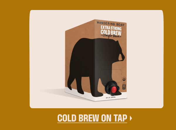 an image of a bear is standing in a box with a beer