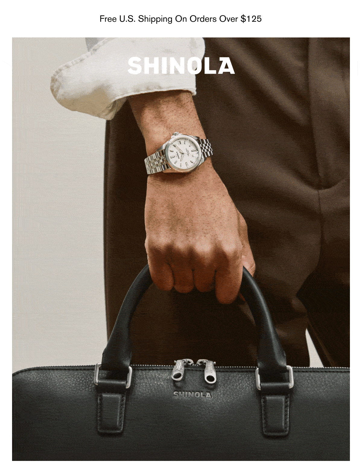 Free U.S. Shipping On Orders Over $125 | Shinola