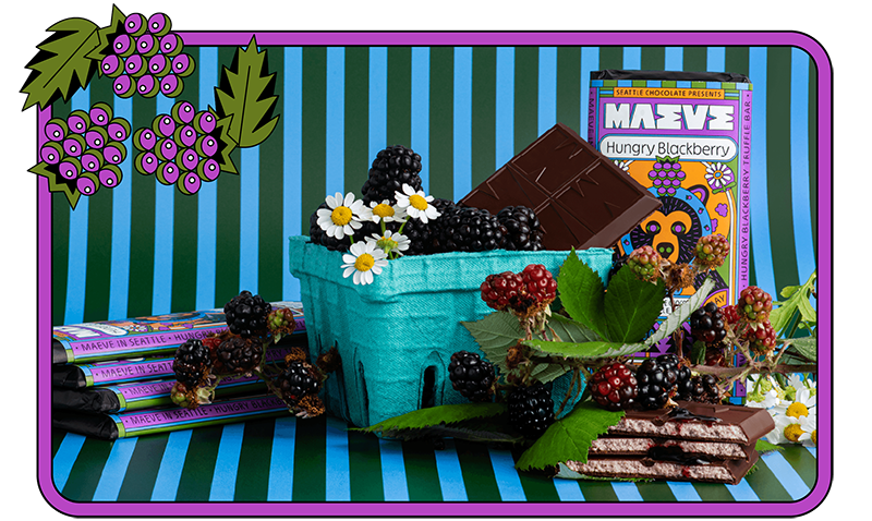 MAEVE HUNGRY BLACKBERRY TRUFFLE BAR