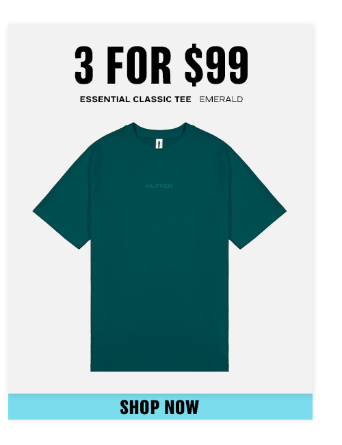 ESSENTIAL CLASSIC TEE EMERALD
