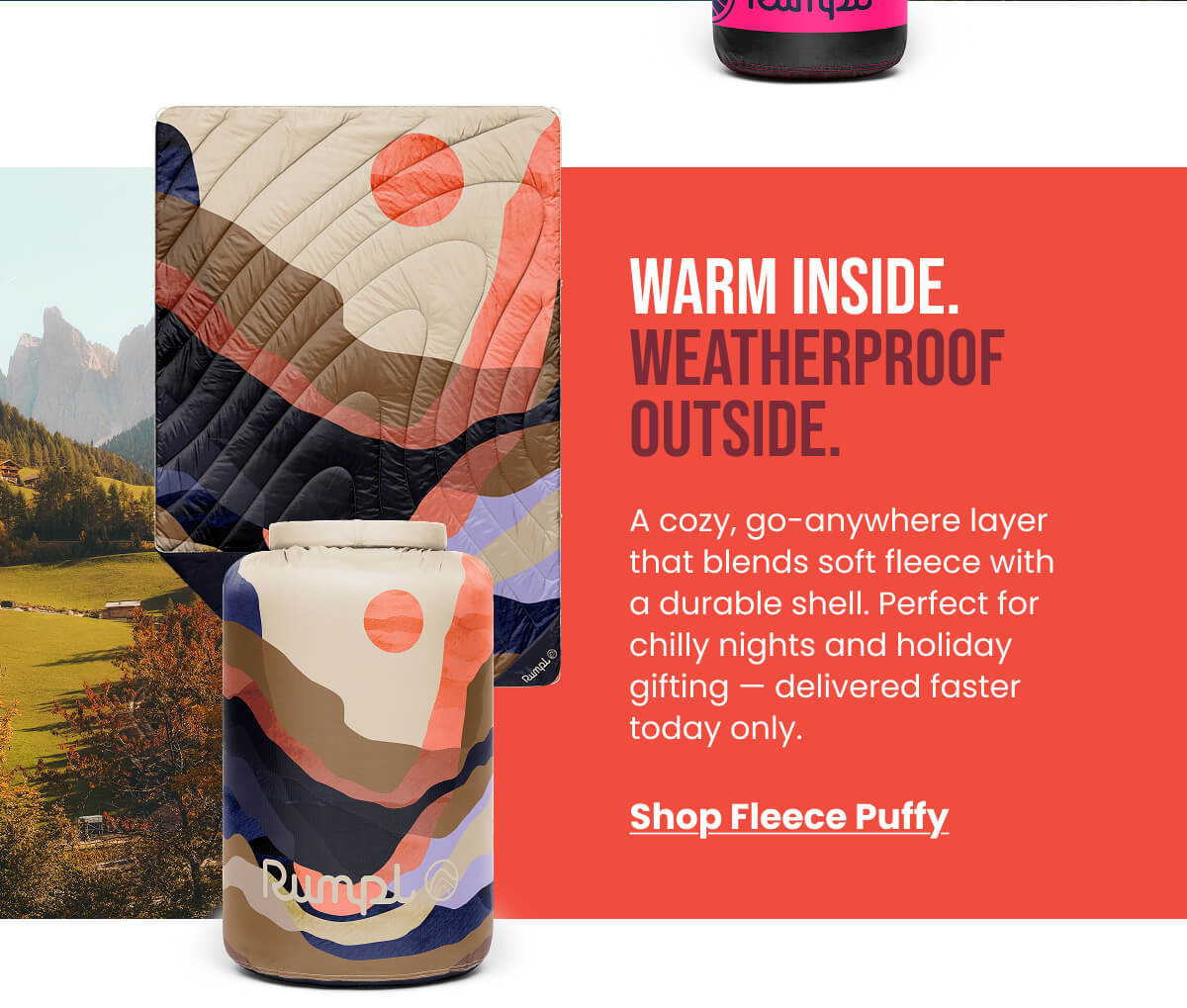 Warm Inside. Weatherproof Outside