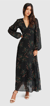 In Your Dreams Maxi Dress - Black