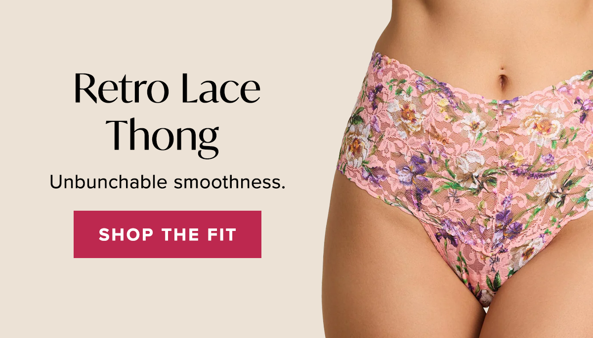 Retro Lace Thong - Shop The Fit