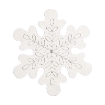 Sparkle Snowflake Placemat Set of 6 by Valerie