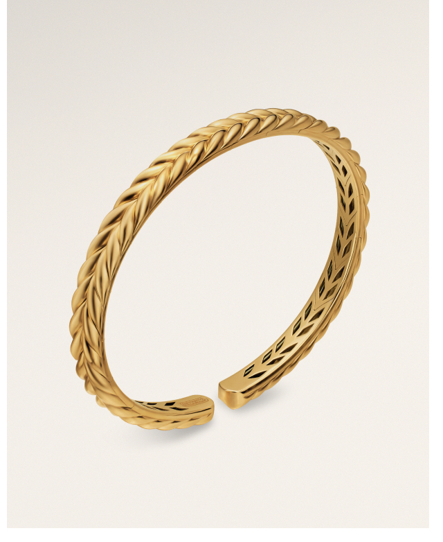 Chevron Flex Bracelet18K Yellow Gold, 6.4mm