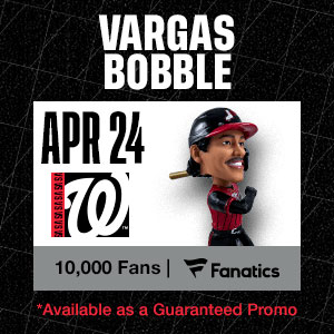 April 24 - Vargas Bobblehead