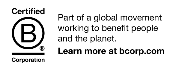 Part of a global movement working to benefit people and the planet. Learn more at bcorp.com