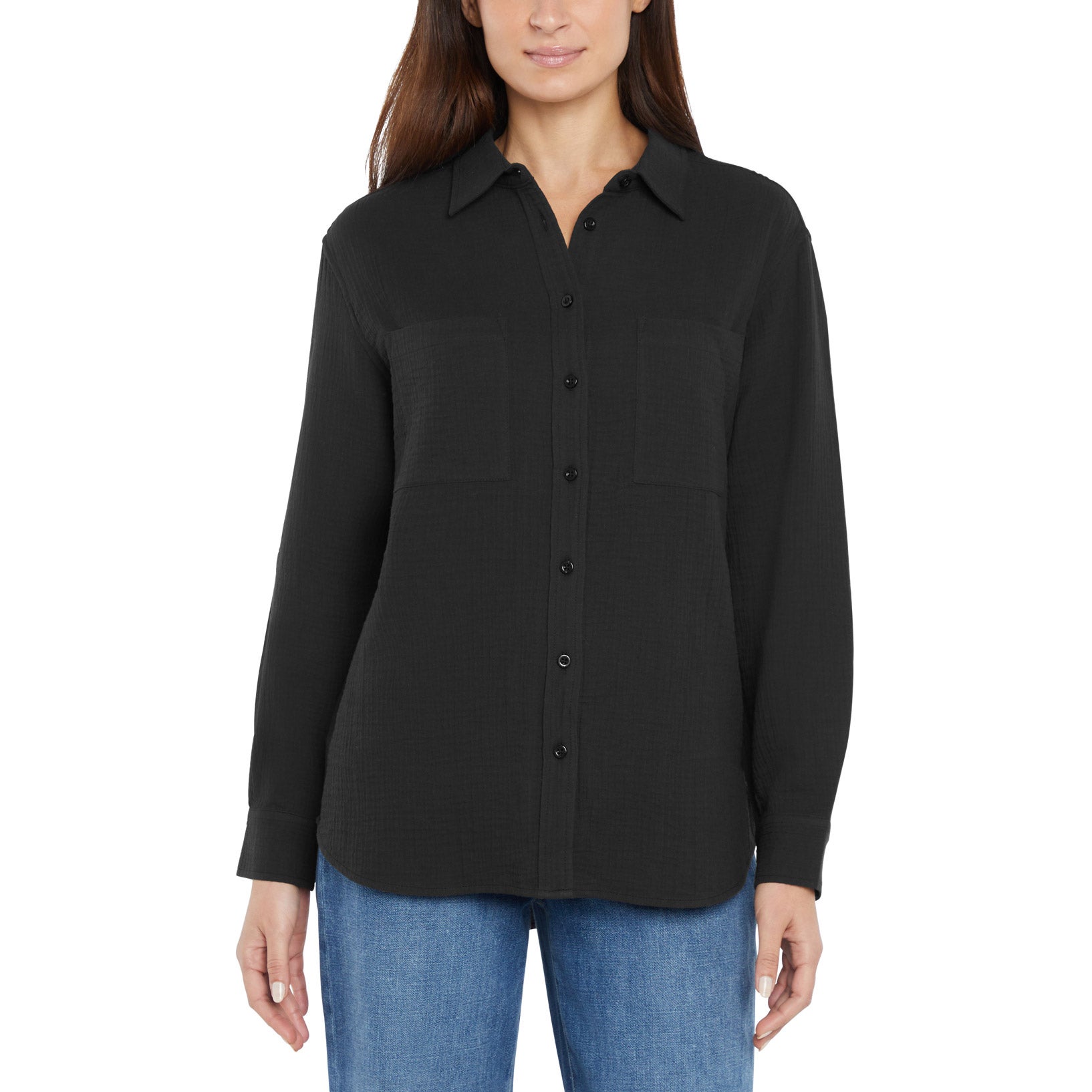 Gap Women's Gauze Button Front Shirt