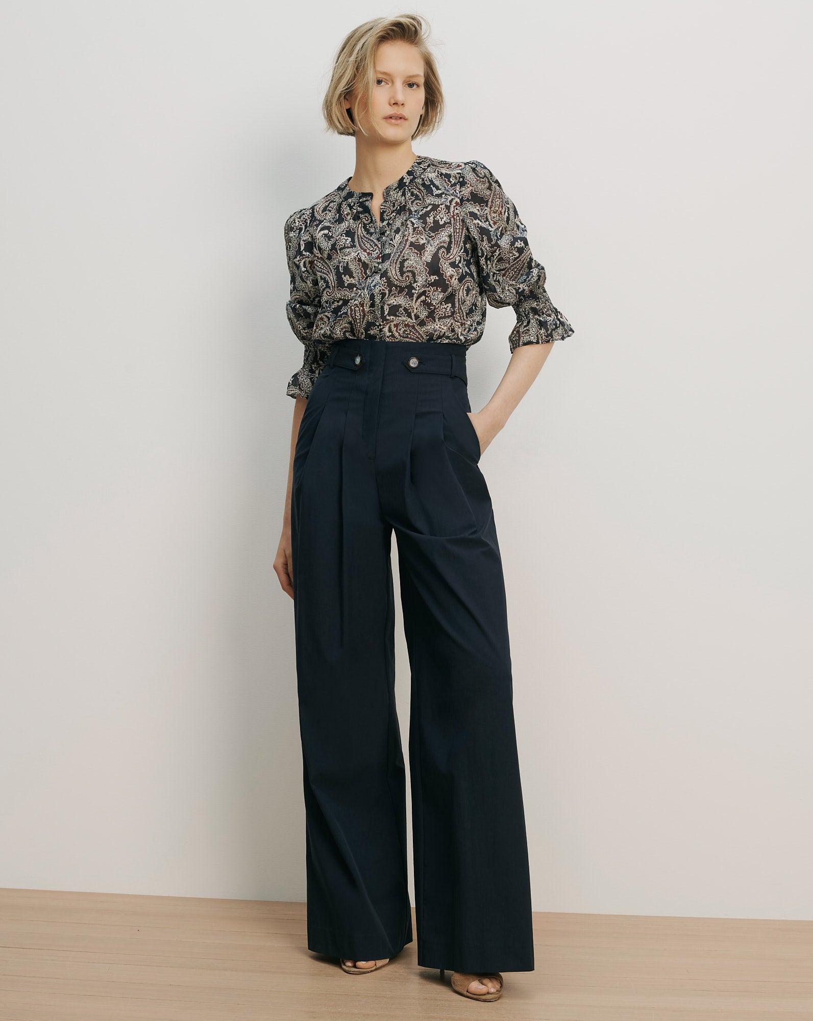 Image of Allman Wide-Leg Pant
