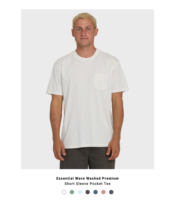 Wave Washed Pocket Tee Gif