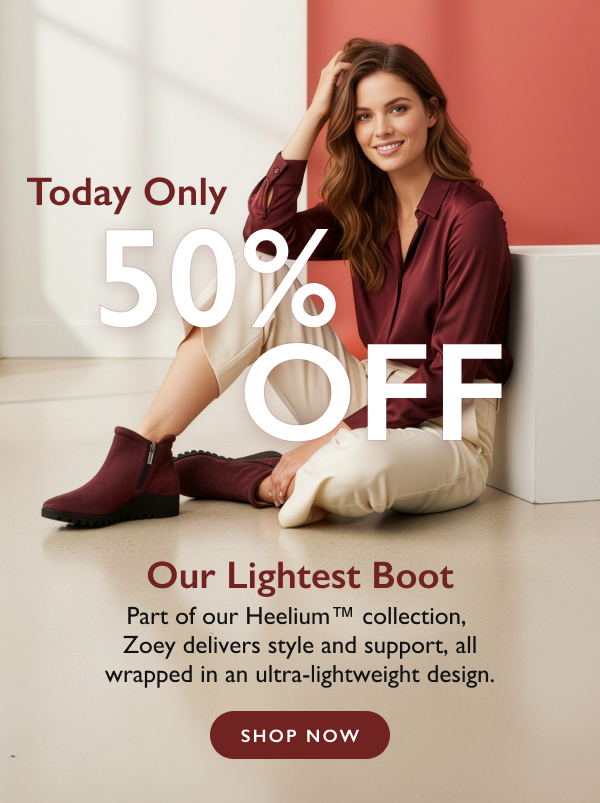 50% Off Our Lightest Boot Ever | Today Only 