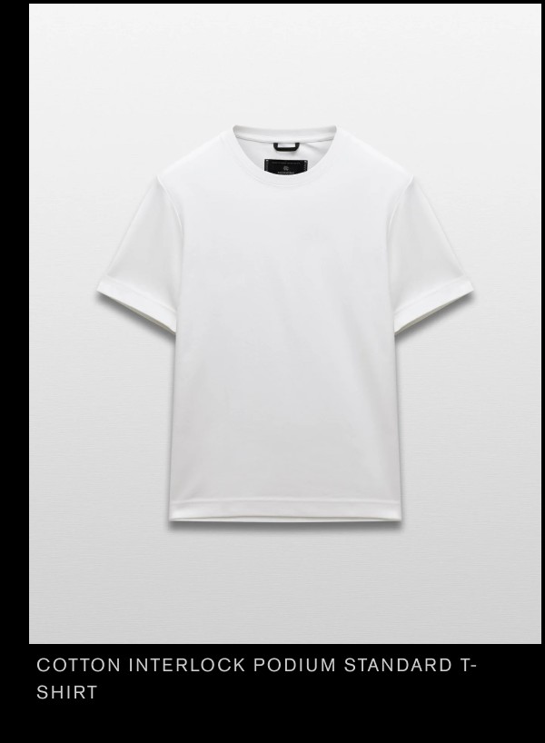 Cotton Interlock Podium Standard T-Shirt
