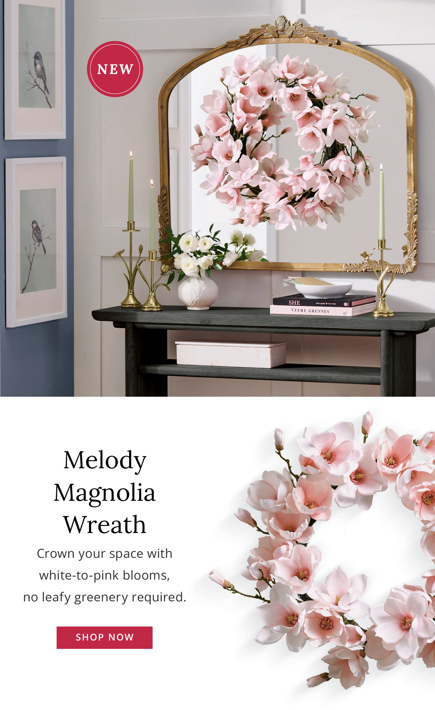 Melody Magnolia Wreath