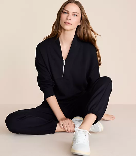 Lou & Grey Scubasoft Half Zip Sweatshirt