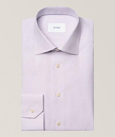 Eton - Slim-Fit Check Signature Twill Shirt