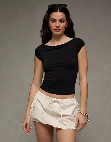 AE Short-Sleeve Boatneck T-Shirt
