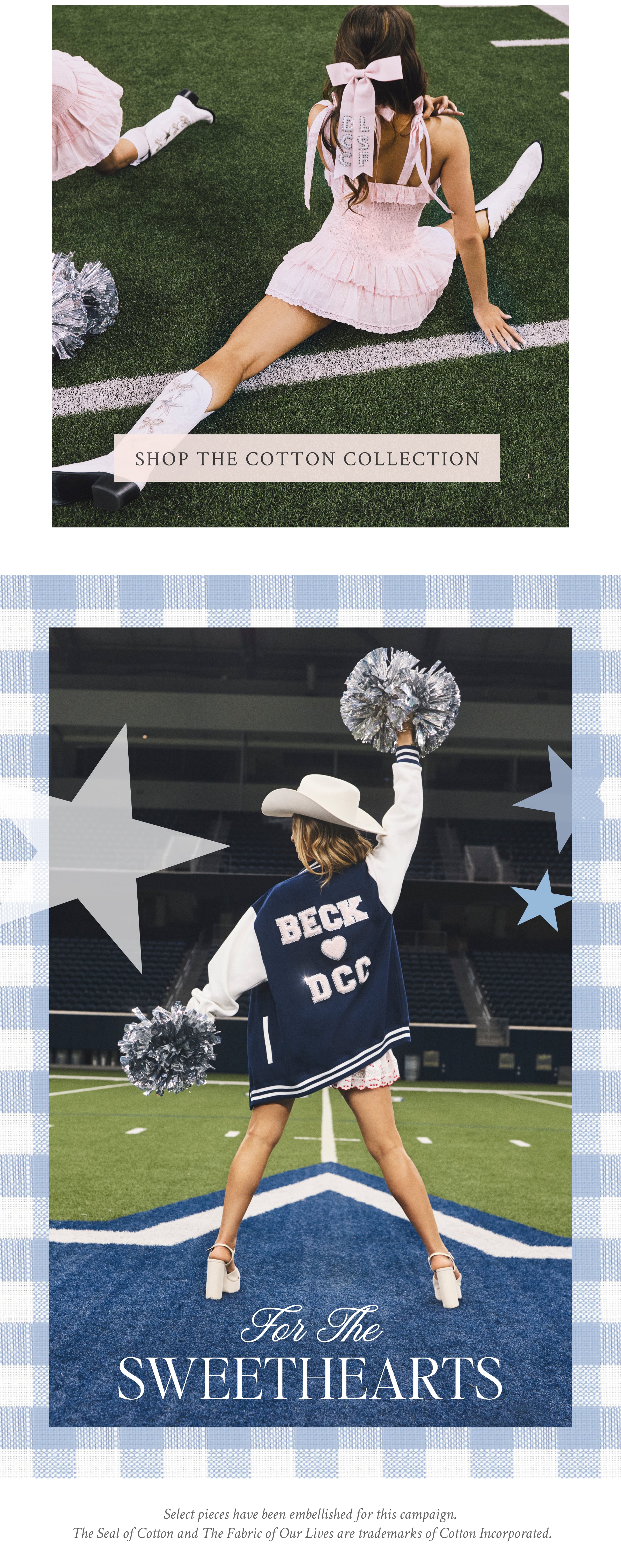 <SHOP THE COTTON COLLECTION> FOR THE SWEETHEARTS