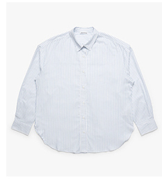 Men's Long Sleeve Shirt In Blue Striped