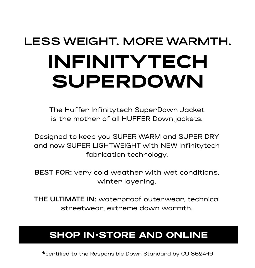 SHOP INFINITYTECH SUPERDOWN
